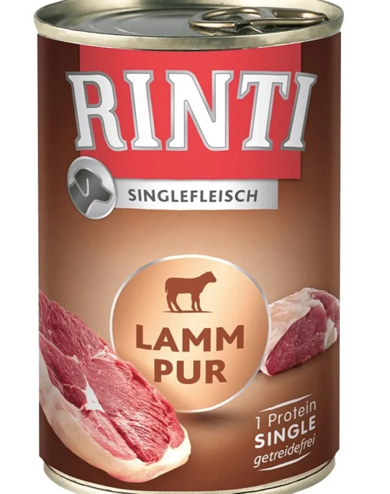 RINTI Singlefleisch Lamb Pure agnello monoproteico 6 x 400g