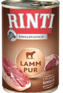 RINTI Singlefleisch Lamb Pure agnello monoproteico 6 x 400g