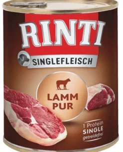 RINTI Singlefleisch Lamb Pure agnello monoproteico 12 x 800g