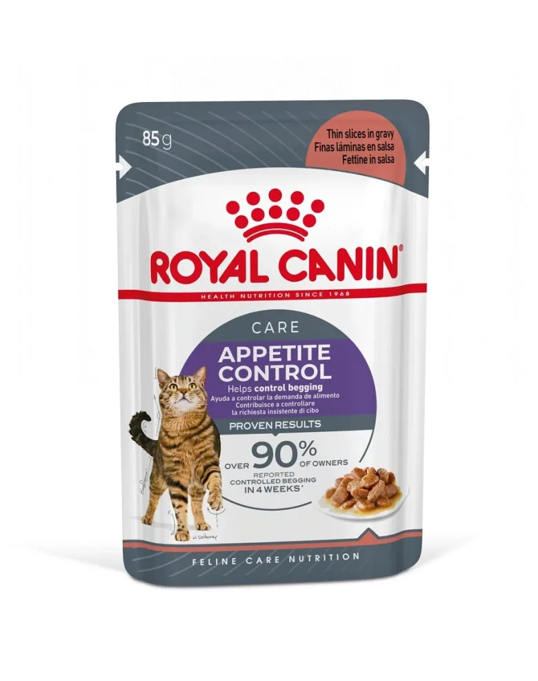 ROYAL CANIN Appetite Control Gravy 44x85 g Cibo umido per gatti adulti con un appetito eccessivo