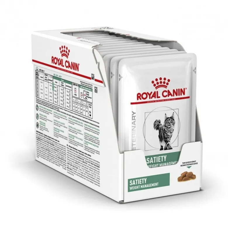 ROYAL CANIN Cat Satiety Feline 24 x 85 g cibo umido per gatti adulti sovrappeso/obesi