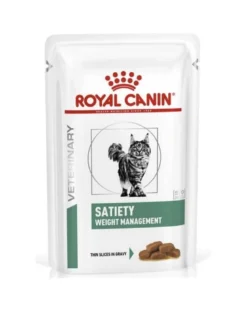 ROYAL CANIN Cat Satiety Weight Management 12 x 85g cibo umido in salsa per gatti adulti in sovrappeso o obesi