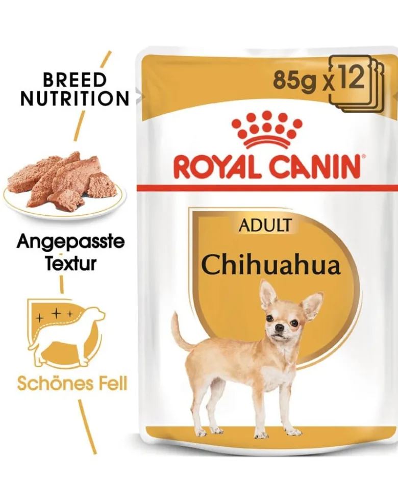 ROYAL CANIN Chihuahua Adult 4x12x85g cibo umido specifico per cani Chihuahua adulti