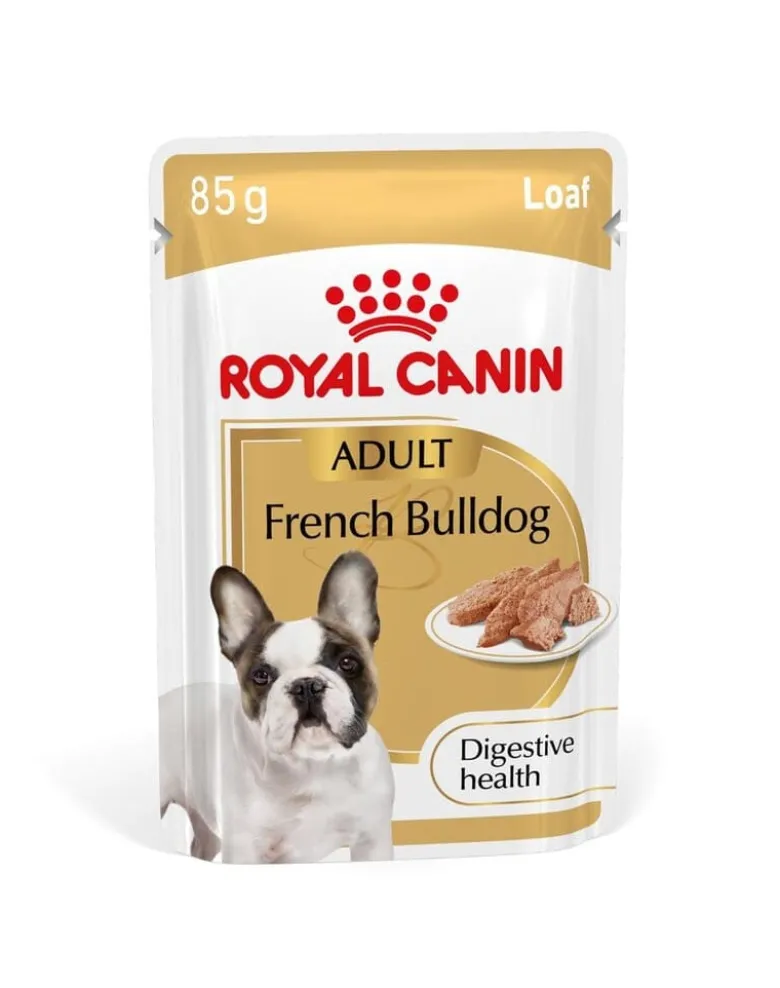 ROYAL CANIN French Bulldog Loaf 12x85g cibo umido, paté per cani adulti di razza bulldog francese