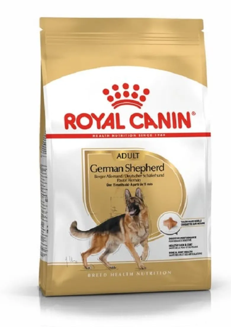 ROYAL CANIN German Shepherd Adult - croccantini per cani adulti di razza pastore tedesco 22kg (2 x 11kg)