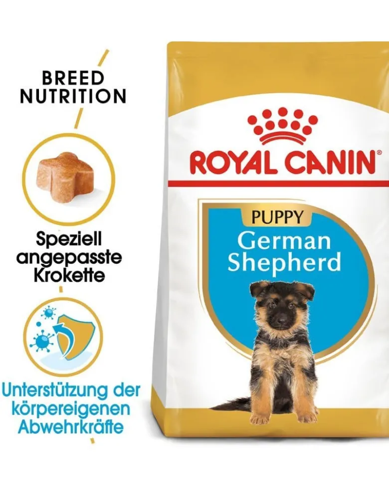 ROYAL CANIN German Shepherd Puppy alimento secco per cuccioli fino a 15 mesi, razza pastore tedesco 24kg (2x12kg)