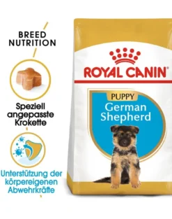 ROYAL CANIN German Shepherd Puppy alimento secco per cuccioli fino a 15 mesi, razza pastore tedesco 24kg (2x12kg)