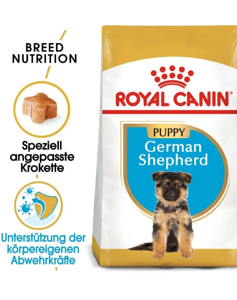 ROYAL CANIN German Shepherd Puppy alimento secco per cuccioli fino a 15 mesi, razza pastore tedesco 24kg (2x12kg)
