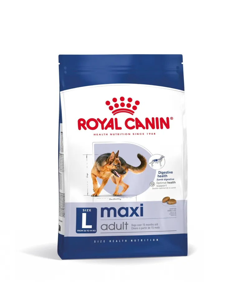 ROYAL CANIN Maxi Adult 30kg (2x15kg) cibo secco per cani adulti fino a 5 anni di età, razze grandi