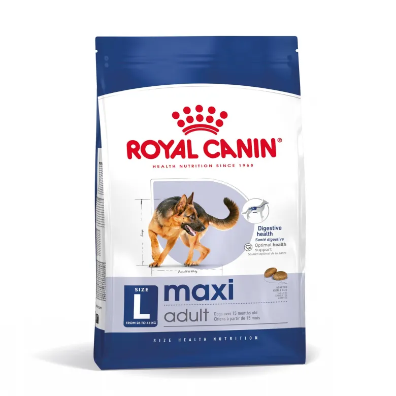 ROYAL CANIN Maxi Adult 30kg (2x15kg) cibo secco per cani adulti fino a 5 anni di età, razze grandi