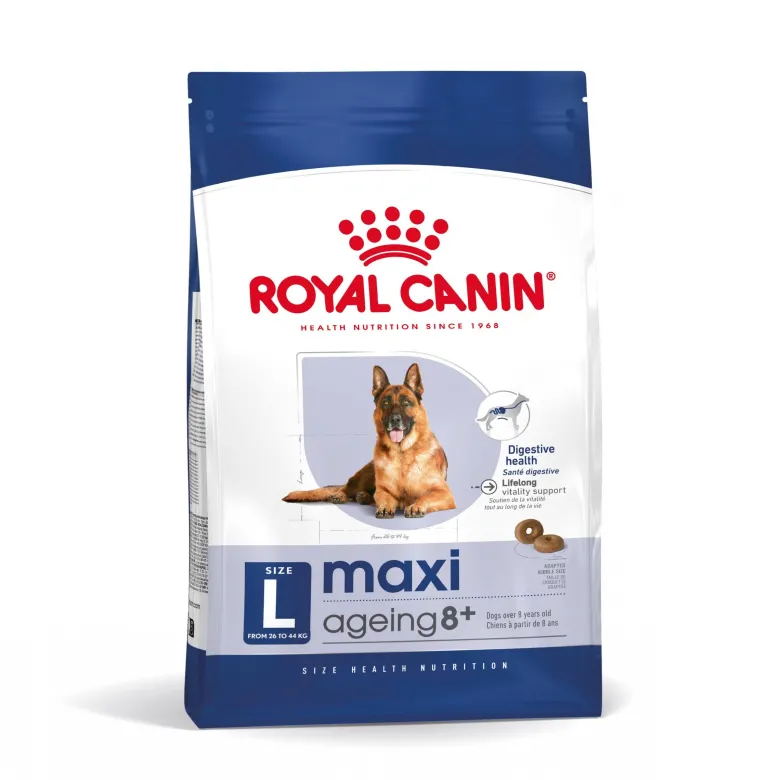 ROYAL CANIN Maxi Ageing 8+ 30kg (2x15kg) cibo secco per cani maturi di età superiore agli 8 anni, razze di taglia grande