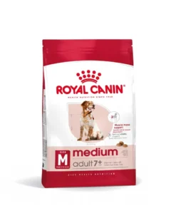 ROYAL CANIN Medium Adult 7+ cibo secco per cani maturi da 7 a 10 anni di età, razze di media taglia 15 kg
