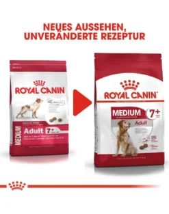 ROYAL CANIN Medium Adult 7+ cibo secco per cani maturi da 7 a 10 anni di età, razze di media taglia 15 kg