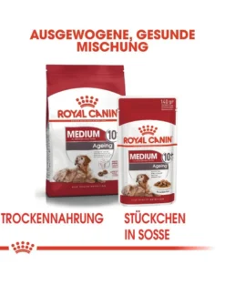 ROYAL CANIN Medium Ageing 10+ 15 kg cibo secco per cani maturi di età superiore ai 10 anni, razze di media taglia