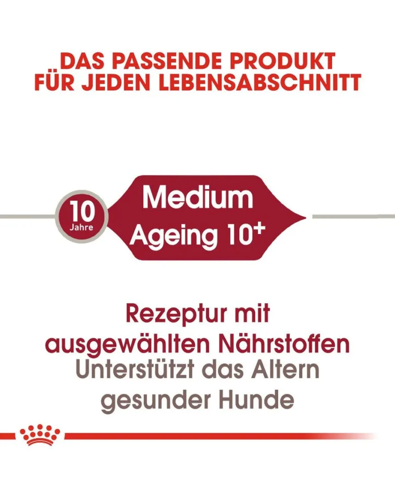 ROYAL CANIN Medium Ageing 10+ 30 kg (2 x 15 kg) cibo secco per cani maturi di età superiore ai 10 anni, razze di media taglia