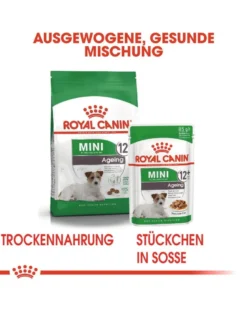 ROYAL CANIN Mini Adult 12+ 3.5 kg cibo secco per cani maturi di età superiore a 12 anni, razze di piccola taglia