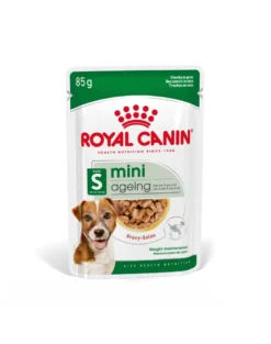 ROYAL CANIN Mini ageing 8+ 48x85 g cibo umido in salsa per cani maturi di età superiore ai 8 anni, razze di piccola taglia