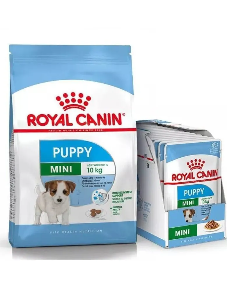 ROYAL CANIN Mini Puppy / Junior 8 kg + Mini puppy 12x85 g
