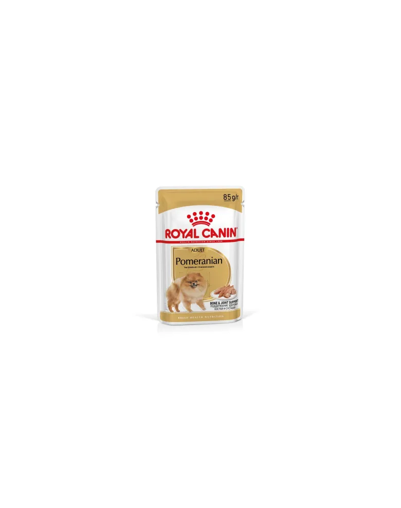 ROYAL CANIN Pomeranian Adult 1.5 kg+ cibo umido Pomeranian Adult 12 x 85g