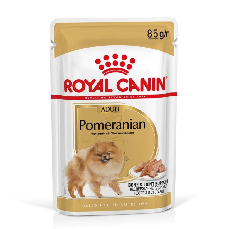 ROYAL CANIN Pomeranian Adult 1.5 kg+ cibo umido Pomeranian Adult 12 x 85g