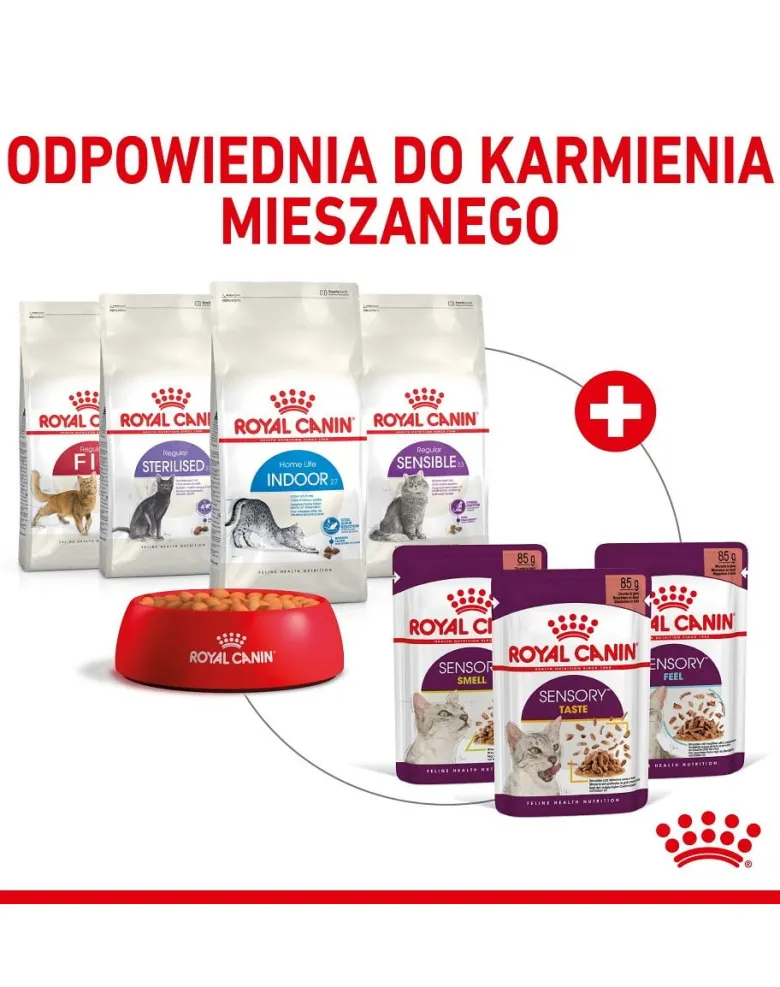 ROYAL CANIN Sensory Smell gravy 12x85 g pezzi in salsa per gatti adulti che stimolano le esperienze olfattive