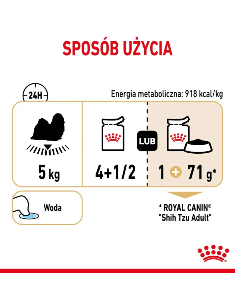 ROYAL CANIN Shih Tzu Adult Loaf 24 x 85 g pezzi in salsa, per cani shih tzu adulti
