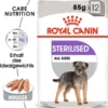 ROYAL CANIN Sterilised cibo umido - pâté per cani adulti sterilizzati 12 x 85 g