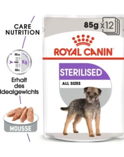 ROYAL CANIN Sterilised cibo umido - pâté per cani adulti sterilizzati 12 x 85 g