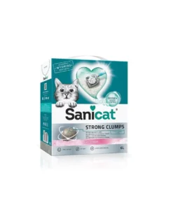 SANICAT Strong Clumps 6 l graniglia di bentonite bianca