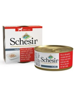 SCHESIR Filetti di pollo con manzo in gelatina 150g