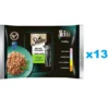 SHEBA Fine Flakes in Jelly cibo umido per gatti in gelatina con pesce bianco, salmone, tacchino e pollo 52x85g