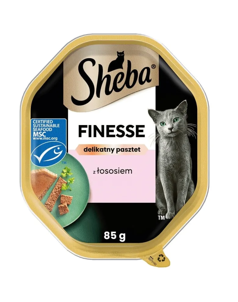 SHEBA Finesse Mousse in vaschetta 22x85g alimento umido completo per gatti adulti