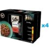 SHEBA Selection bustine in salsa 48x85g Alimento umido completo per gatti adulti con pollo e manzo, pollo, agnello, anatra e tacchino