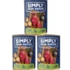 SIMPLY FROM NATURE Cibo umido per cani con capra e patate 3 x 400g
