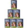 SIMPLY FROM NATURE Cibo umido per cani fagiano e carote 6 x 400g