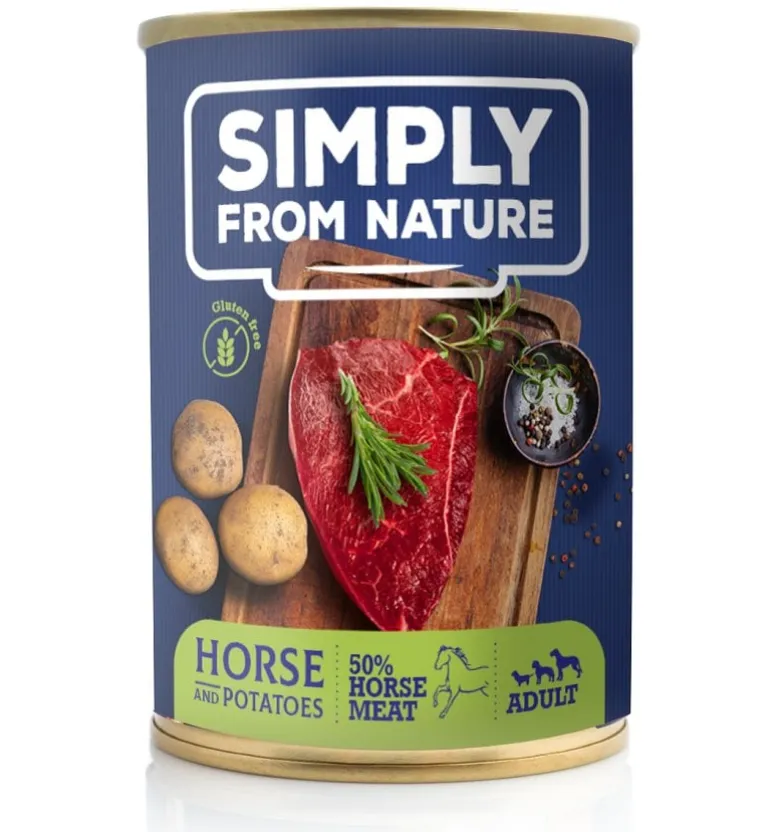 SIMPLY FROM NATURE Cibo umido per cani mix gusti 6 x 400g
