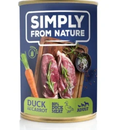 SIMPLY FROM NATURE Cibo umido per cani mix gusti 6 x 400g