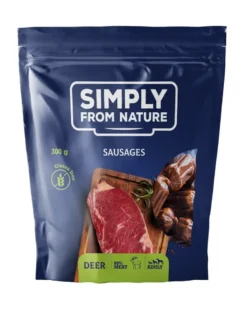 SIMPLY FROM NATURE Salsicce naturali con carne di cervo 300g