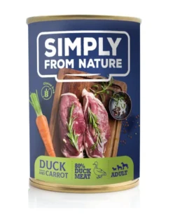 SIMPLY FROM NATURE senza cereali - Anatra e carota 400 g
