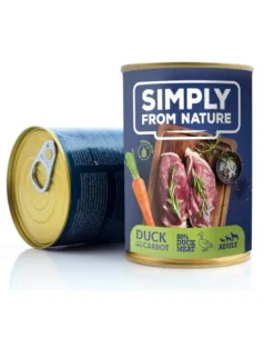 SIMPLY FROM NATURE senza cereali - Anatra e carota 400 g