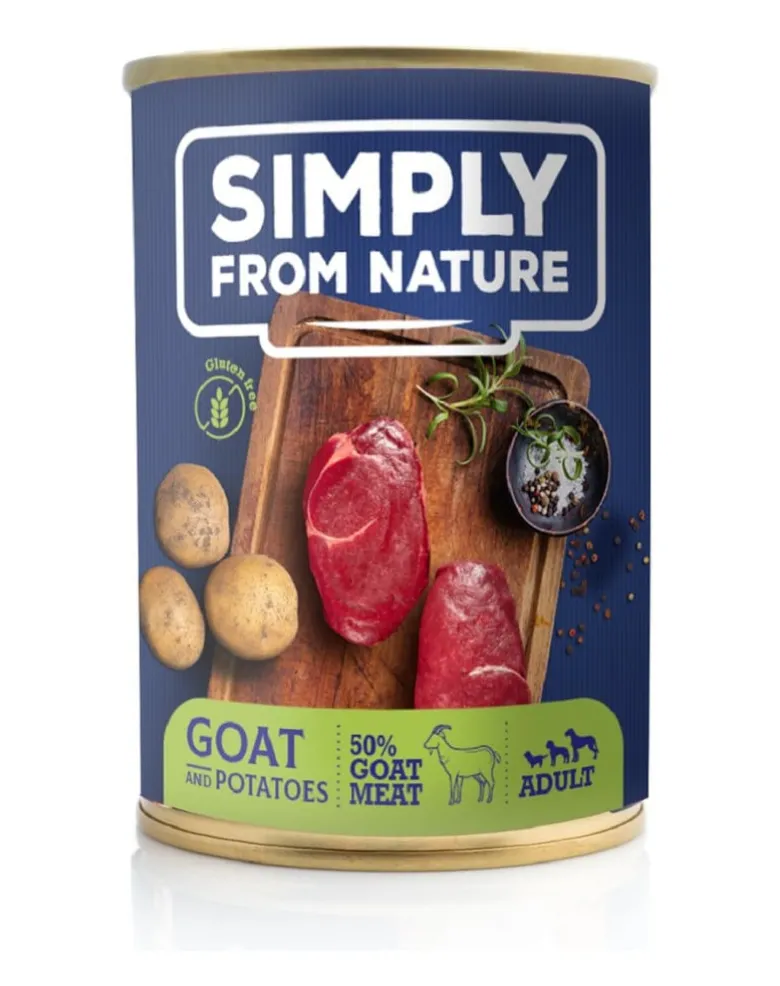 SIMPLY FROM NATURE senza cereali - Capra e patate 400 g