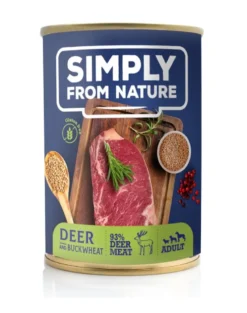 SIMPLY FROM NATURE senza cereali - Cervo e grano saraceno 400 g
