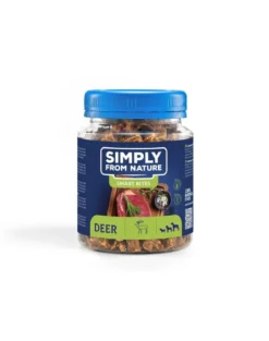 SIMPLY FROM NATURE Smart Bites Snack di cervo per cani 130g