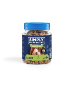 SIMPLY FROM NATURE Smart Bites snack di coniglio per cani 130g