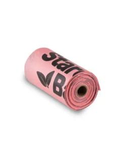 STARCH BAG Sacchi biocompostabili per feci 1 x 15 rosa