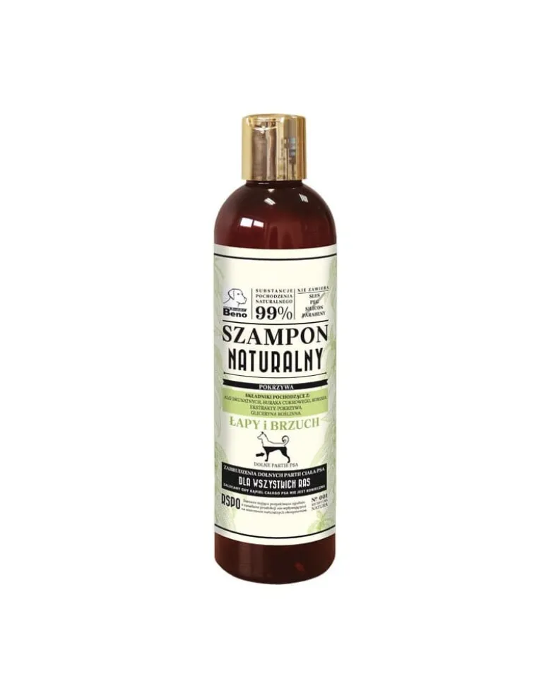 SUPER BENO Shampoo naturale per cani Zampe e pancia 300 ml