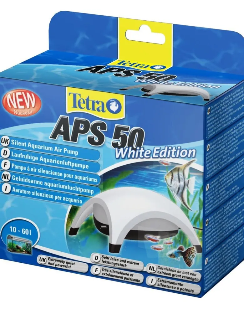 TETRA Pompa Aquarium Air Pumps bianco APS 50
