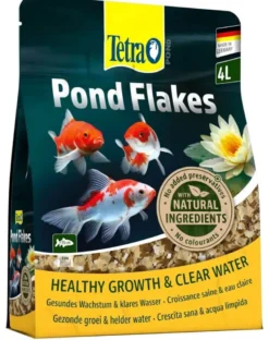 TETRA Pond Flakes 4 L Mangime per pesci da laghetto in fiocchi