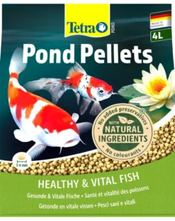TETRA Pond Pellets 4l Mangime di base per pesci da laghetto sotto forma di pellet