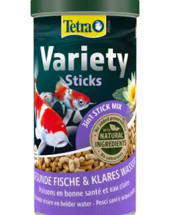 TETRA Pond Variety Sticks 1l Mix completo per pesci da laghetto a base di tre diversi tipi di stick